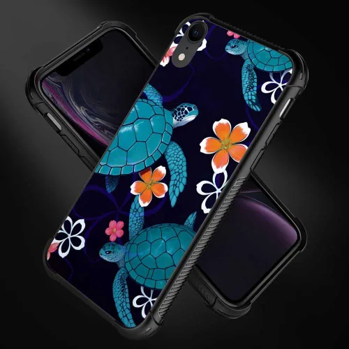 Vista 140 de Funda compatible con iPhone XR, diseño de elefantes africanos para niñas, diseño de patrón a prueba de golpes, antiarañazos, carcasa trasera