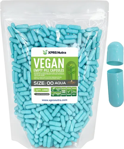 Vista 26 de XPRS Nutra Cápsulas vacías de tamaño 00 – 100 cápsulas veganas vacías – Pastillas vacías vegetarianas – Relleno de cápsulas vegetales DIY