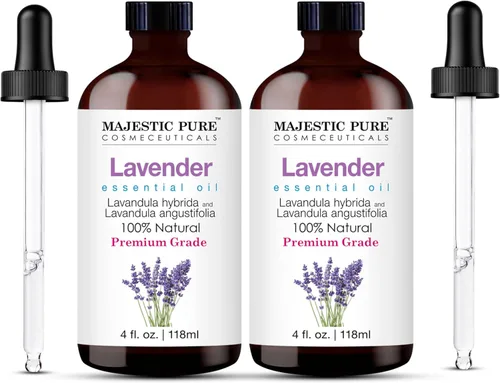 Vista 64 de Majestic Pure Aceite esencial con cuentagotas de vidrio, 100% puro y natural, aceites esenciales para difusor, aromaterapia, fabricación de jabón