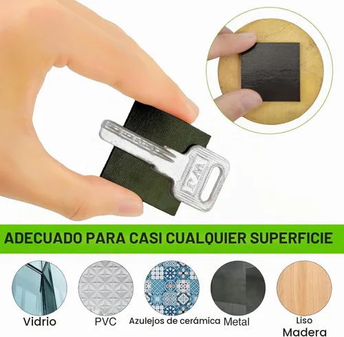 Vista 4 de Cuadrados magnéticos con respaldo adhesivo (36 unidades cada uno de 1.5 x 1.5 pulgadas), imanes autoadhesivos precortados como suministros