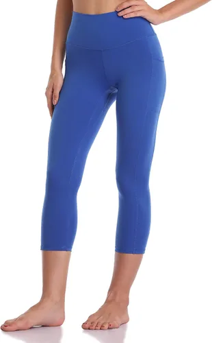 Vista 3 de Colorfulkoala - Leggings de cintura alta para mujer con bolsillos 21 de entrepierna