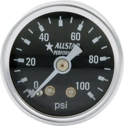 Vista 3 de Allstar Performance ALL80226 0-100 PSI motor girado manómetro a prueba de golpes