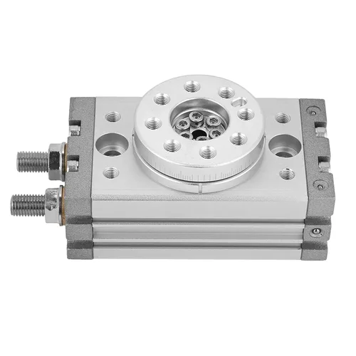 Vista 6 de Cilindro neumático MSQB-10A, cilindro neumático de rotación, aleación de aluminio 180 Deree C tipo cilindro aulic para la industria textil