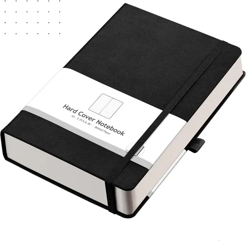 Vista 30 de AHGXG Cuaderno de papel cuadriculado - Cuaderno de papel de cuadrícula tamaño A4 grande 8.5''×11'', 320 páginas de diario grueso, papel cuadriculado