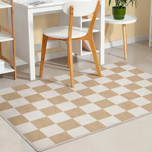 Vista 27 de Well Woven Apollo Flatwoven Modern Squares Alfombra multicolor de 3 pies 3 pulgadas x 5 pies para niños