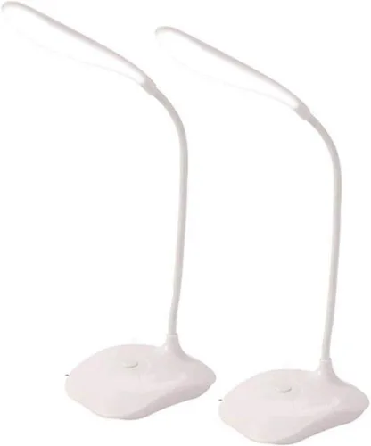 Vista 10 de Lámpara LED de mesa, portátil, con protección ocular, con cuello de cisne flexible, luces de escritorio pequeñas para dormitorio, estudio, oficina