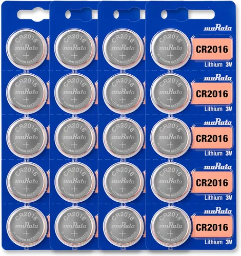 Vista 4 de Murata Batería CR2016 DL2016 ECR2016 3V Litio Moneda Celda (5 Baterías)