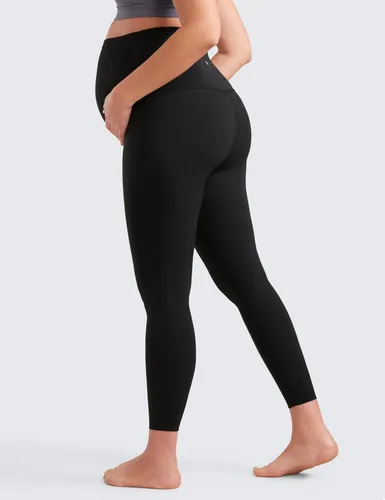 Vista 2 de CRZ YOGA Butterluxe - Leggings de maternidad sobre el vientre de 25 pulgadas, pantalones suaves para entrenamiento, yoga y embarazo
