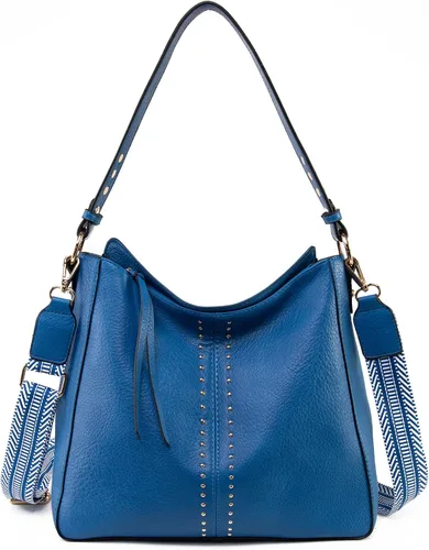 Vista 34 de Montana West - Bolsas hobo medianas para mujer, con asa superior, bandolera, bolso cruzado, bolsa de mano tipo cubo