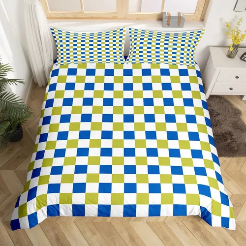 Vista 38 de Manfei Juego de ropa de cama de silueta de ciervo, tamaño individual, funda de edredón con patrón de flechas y cuernos con 1 funda de almohada