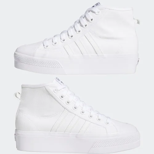 Vista 9 de adidas Originals Tenis Nizza Platform Mid para mujer