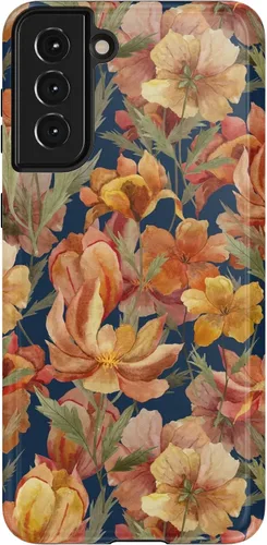 Vista 244 de Casely Funda para Galaxy S9 Postura de cadáver Yoga de esqueleto Diseño protector delgado esencial de doble capa