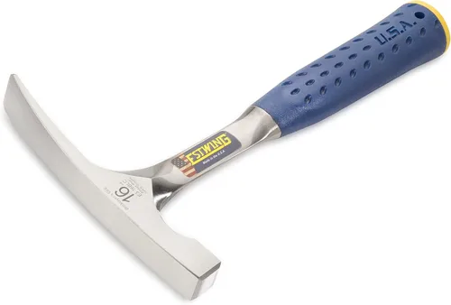 Vista 2 de Estwing Martillo de carpintero/albañil - Herramienta de albañil de 16 oz con construcción de acero forjado y mango con reducción de impacto