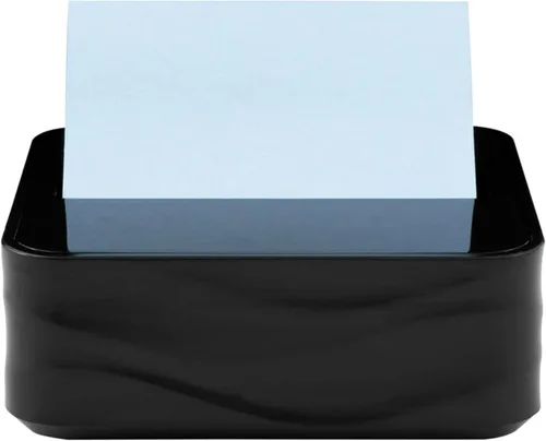 Vista 7 de Dispensador de Notas Post-it Moderno Negro El Paquete Incluye Dispensador y 3 Blocs de Notas Adhesivas Pop-up Super Sticky 2X El Poder de Adherencia