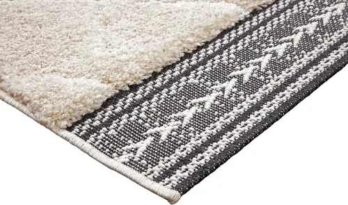 Vista 6 de Abacasa Denali Bijou - Alfombra de polipropileno color crema