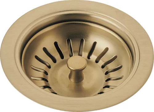Vista 4 de Delta Faucet 72010-AR Brida y Colador para Fregadero de Cocina, Acero Inoxidable Ártico