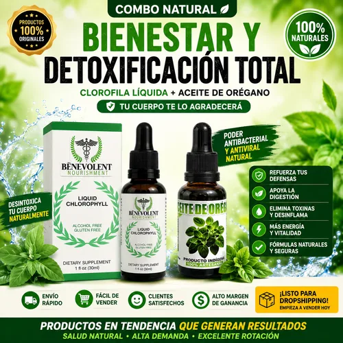 COMBO CLOROFILA + ACEITE DE OREGANO PURO de BODEGA MARKET