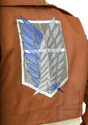 Vista 8 de Disfraz de Halloween de Ataque a Titán Mikasa de lujo para mujer