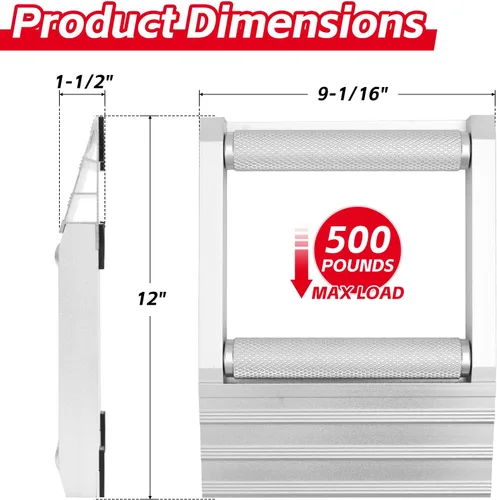 Vista 2 de MAXXHAUL 80401 Soporte de limpieza de ruedas de motocicleta - Capacidad de 500 lb