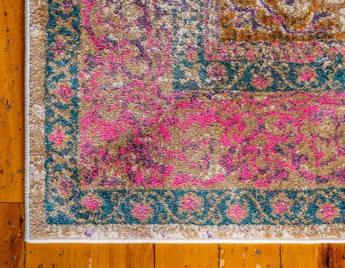 Vista 8 de Unique Loom Alfombra moderna vintage de 9 pies por 12 pies (9 x 12 pies) Estocolmo beige contemporánea