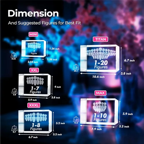 Vista 7 de 3D innovation Foto de cristal 3D, regalos conmemorativos personalizados para mamá, papá, esposa, hombres, mascotas, imagen de vidrio personalizada