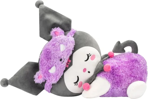 Vista 4 de Hello Kitty y amigos - Peluche durmiente Kuromi de 18 pulgadas