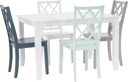 Vista 13 de Powell Silla auxiliar de comedor Conolly Blue Graphite