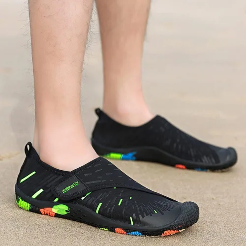 Vista 6 de Kivors Zapatos de agua, calcetines de piel descalza, zapatos de natación para hombres y mujeres, zapatos deportivos acuáticos de secado rápido