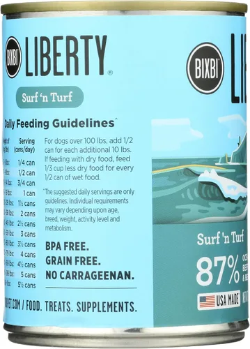 Vista 5 de Bixbi Surf 'n Turf - Alimento húmedo para perros, 12.5 onzas