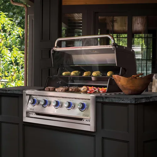 Vista 10 de Regal S 520 - Cabezal de parrilla de gas propano integrado de 5 quemadores