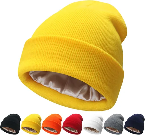 Vista 20 de NPQQUAN Unisex Beanie Hats for Men Women Winter Knit Beanies