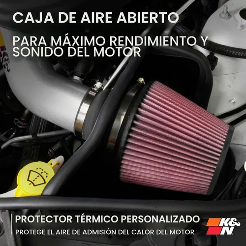 Vista 6 de K&N 77-1572KS Kit de admisión de rendimiento