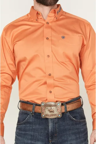 Vista 56 de Ariat Camisa de sarga con logotipo del equipo para hombre