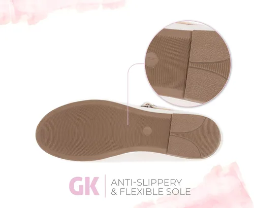 Vista 7 de Zapatos de vestir para niñas elegantes Zapatos formales para niñas elegantes Fiesta de boda con brillo de ballet Adorable bailarina Mary Jane