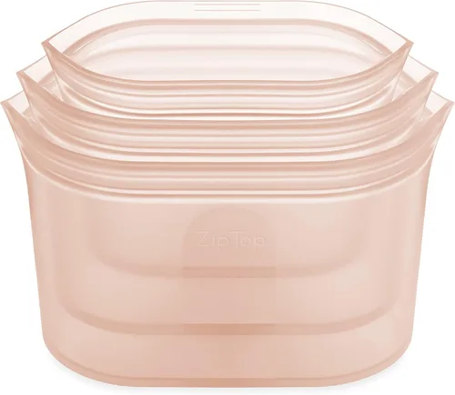 Vista 32 de Zip Top - Contenedores reutilizables de silicón 100 % platino