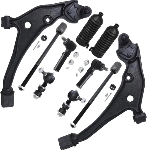 Vista 46 de Detroit Axle - Kit de suspensión delantera de 10 piezas para Chevrolet Trailblazer GMC Envoy 2004-2007 2005 2006 Soportes de brazo de control