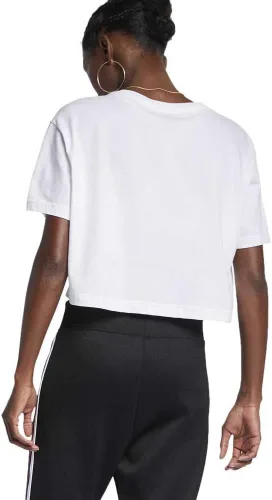 Vista 2 de Nike Camiseta deportiva Essential Crop para mujer