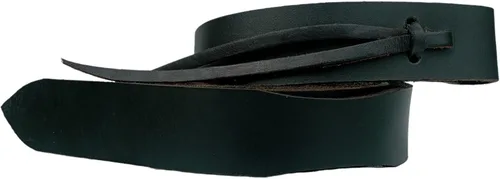 Vista 6 de Correa de cuero Latigo Cinch para Western Saddle Cinch tie con agujeros circunferencia