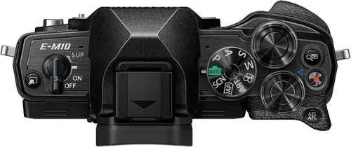 Vista 3 de OM SYSTEM Olympus E-M10 Mark IV Negra Cámara del Sistema Micro Cuatro Tercios 20MP Sensor Estabilización de Imagen de 5 Ejes Vídeo 4K Wi-Fi