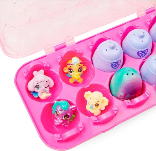 Vista 4 de Hatchimals CollEGGtibles, paquete de 12 huevos de Shimmer Babies, regalos y rellenos de calcetines para niñas y niños de 5 años en adelante
