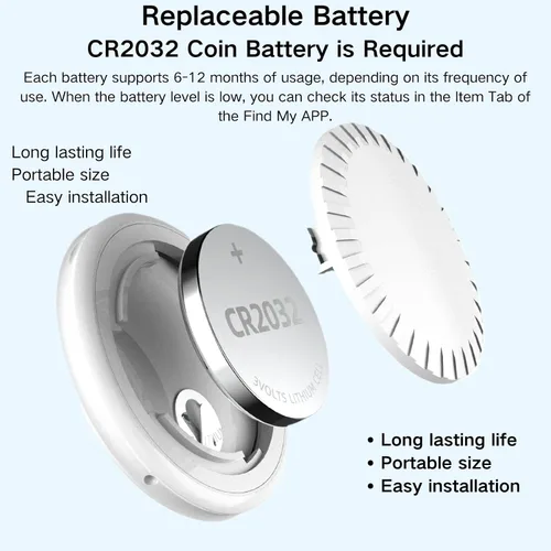 Vista 9 de Rastreador inteligente Rastreador de equipaje Bluetooth funciona con Apple Find My (requiere iOS), buscador de llaves y localizador de artículos