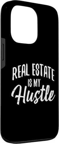 Vista 3 de Funda de regalo para iPhone 13 Pro Real Estate Is My Hustle Funny Agent Realtor Broker