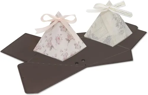 Vista 8 de Bira Craft Boxes - Troqueles de corte, plantillas de troqueles de corte, diseños surtidos (caja de almohada)