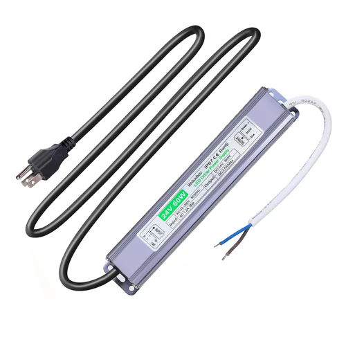 Vista 11 de Fuente de alimentación LED, adaptador de transformador de bajo voltaje IP67 impermeable con enchufe de 3 clavijas para cualquier luz