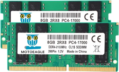 Vista 20 de Motoeagle DDR3-1066 SODIMM 8GB Kit (2X4GB) 2Rx8 PC3 8500 8500S 4GB DDR3 1066MHz 1067MHz CL7 204-Pin 1.5V Non-ECC Unbuffered Laptop Memory RAM Modules