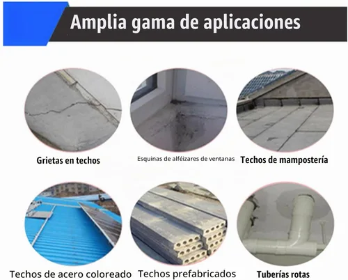 Vista 7 de Fieltro autoadhesivo para techos, cinta de reparación de tejas de techo de asfalto, rollo protector de techo, cinta intermitente para techos