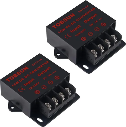 Vista 7 de Paquete de 2 Convertidores Reductores de Voltaje de CC 24V a CC 12V 10A 120W Regulador de Voltaje Reductor Convertidor de Potencia Mini Módulo