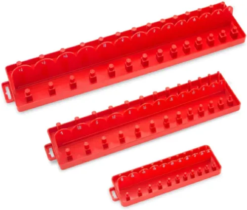 Vista 12 de NEIKO 03975A - Soporte magnético para llaves de tubo, unidad de 1/2 pulgadas, bandeja para llaves de tubo de 25/64 a 1.06 pulgadas SAE, organizador