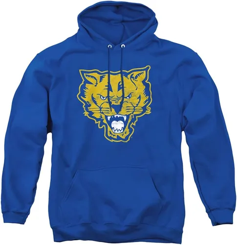Vista 79 de Distressed College Primary Logo Adult Pullover Hoodie Collection 1 Universidad Estatal de Albany