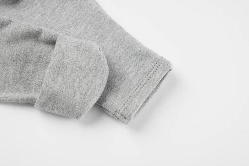 Vista 4 de Pijama de algodón para dormir y jugar para bebé, overol ajustado con pies, pijama con cremallera frontal